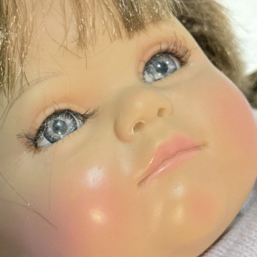 Muñecas Geli doll collectible, realistic vinyl-blend baby doll 18